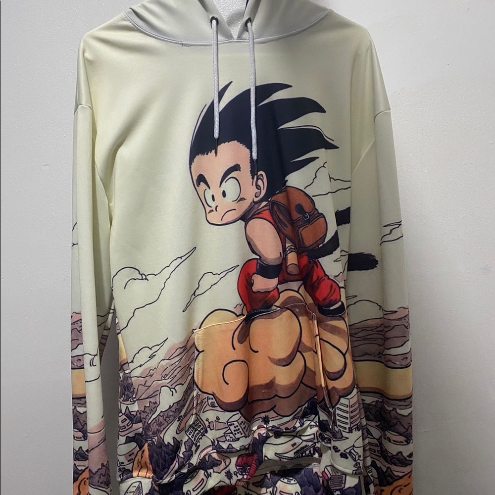 Men's Printed Dragon Ball Goku hoodie